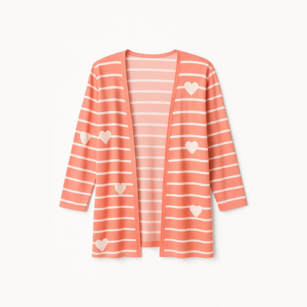 Lularoe pink heart cardigan